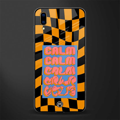 calm glass case for vivo v11 pro image