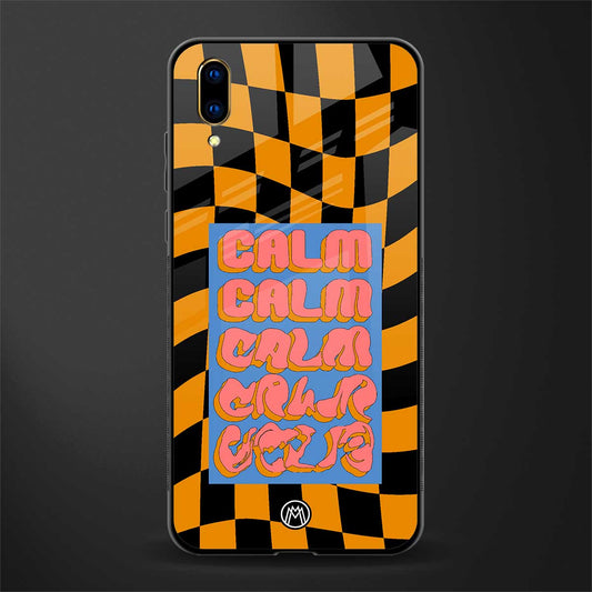 calm glass case for vivo v11 pro image