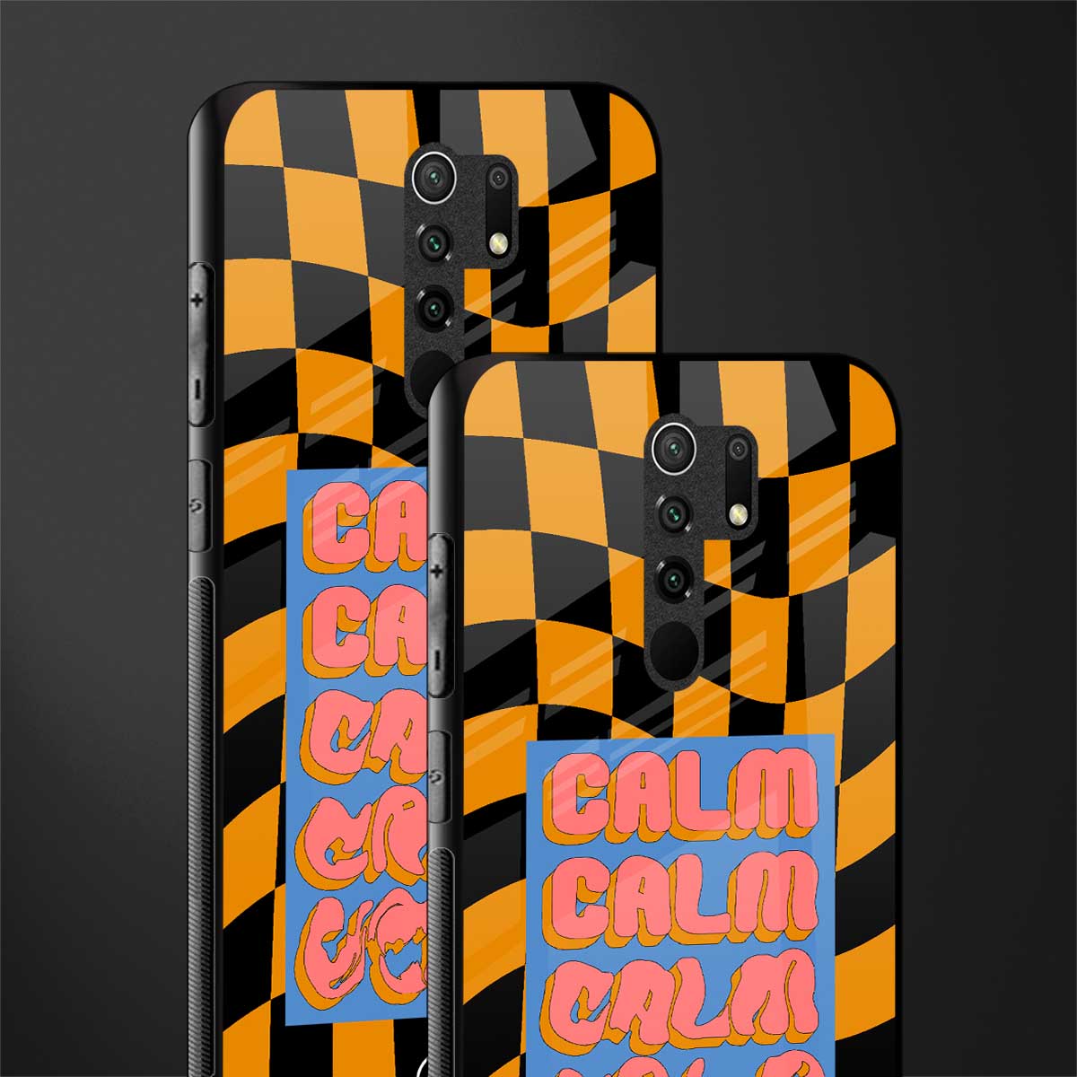 calm glass case for redmi 9 prime image-2