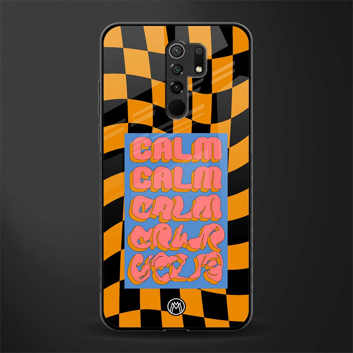 calm glass case for poco m2 reloaded image