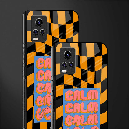 calm glass case for vivo v20 image-2