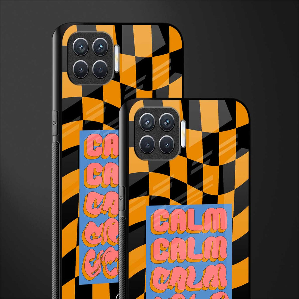 calm glass case for oppo f17 image-2