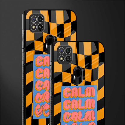 calm glass case for redmi 9c image-2