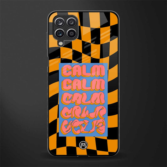 calm glass case for samsung galaxy a12 image