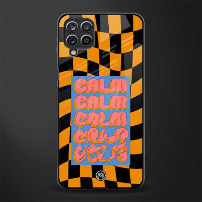 calm glass case for samsung galaxy f12 image