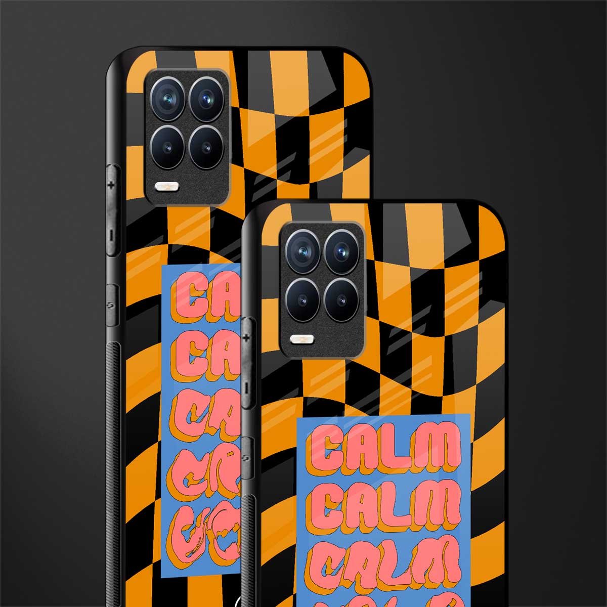 calm glass case for realme 8 4g image-2