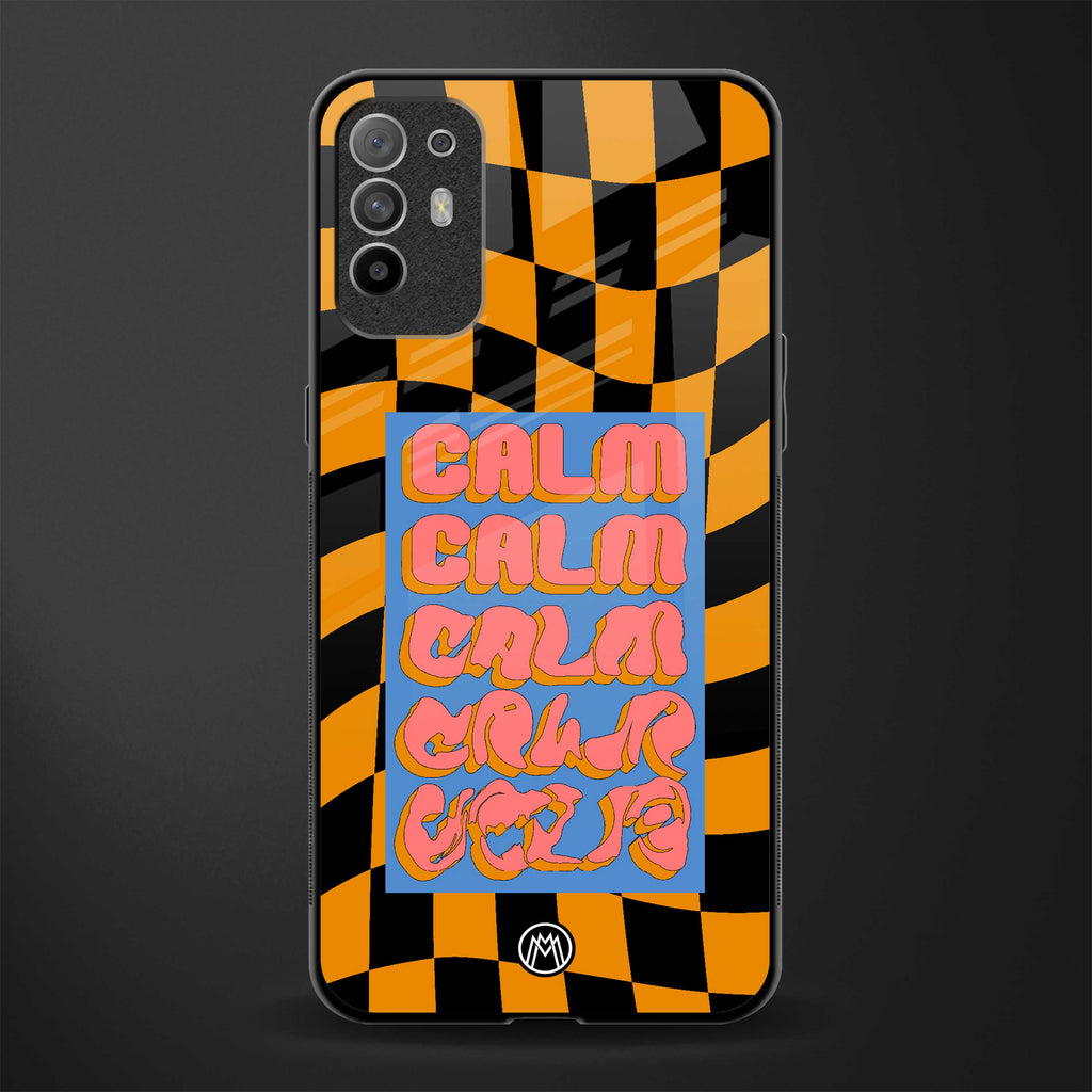 calm glass case for oppo f19 pro plus image