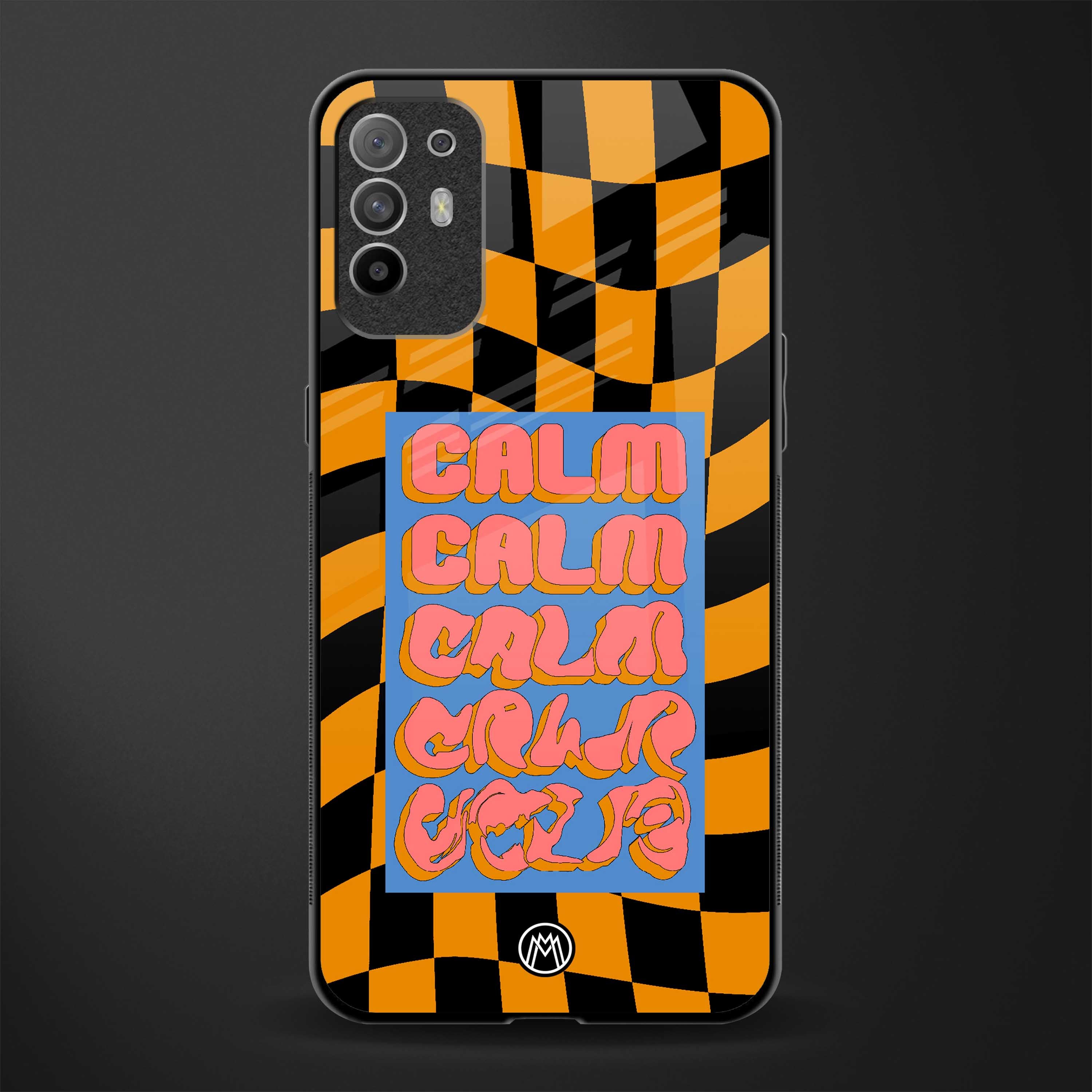 calm glass case for oppo f19 pro plus image