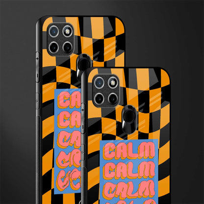 calm glass case for realme c21 image-2