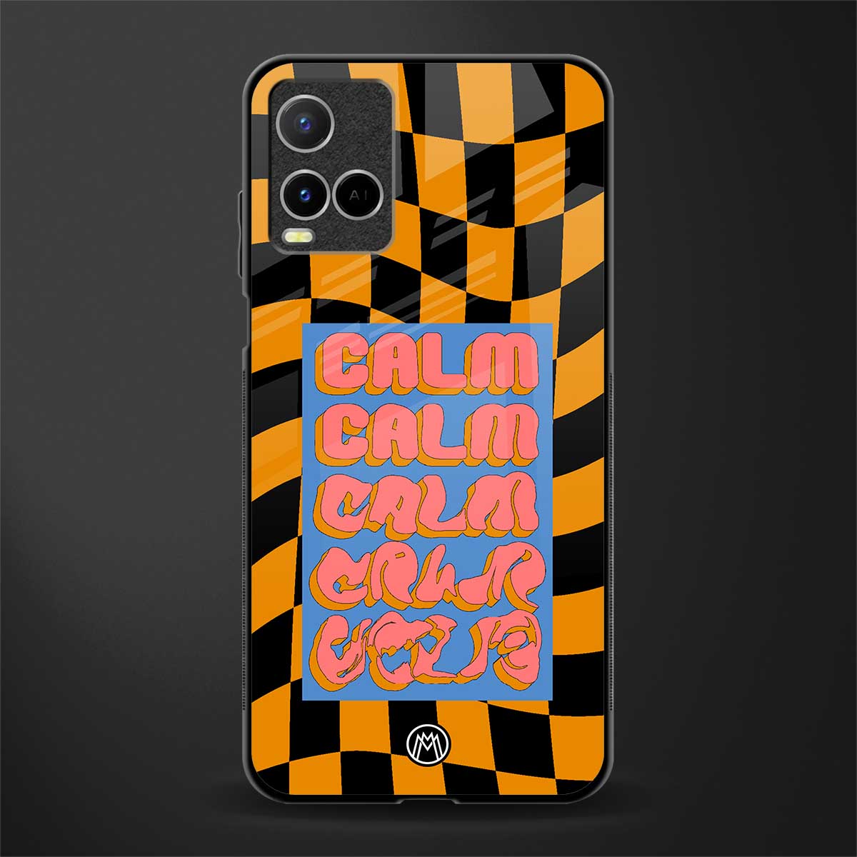 calm glass case for vivo y21s image