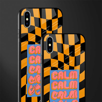 calm glass case for iphone xs max image-2