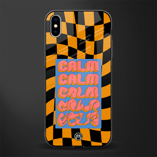 calm glass case for iphone xs max image