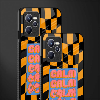 calm glass case for realme c35 image-2