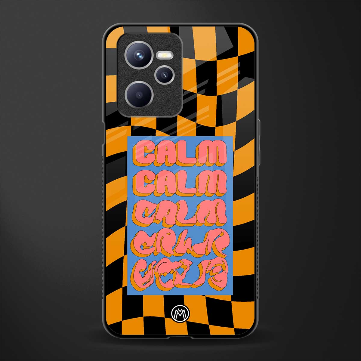 calm glass case for realme c35 image