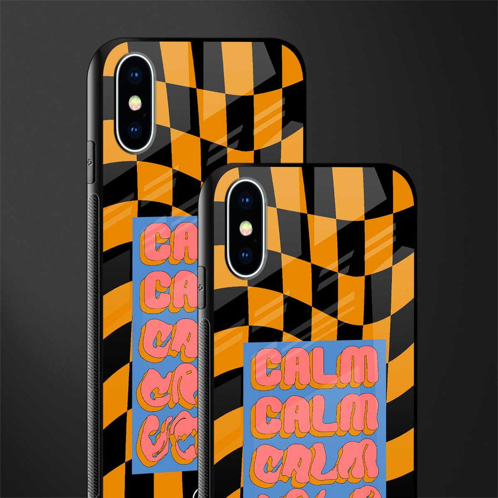 calm glass case for iphone xs image-2