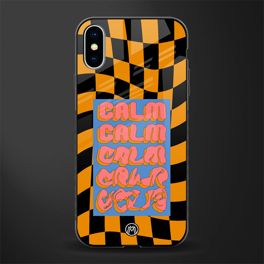 calm glass case for iphone xs image