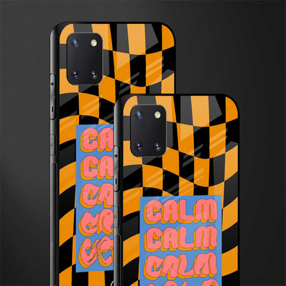 calm glass case for samsung a81 image-2