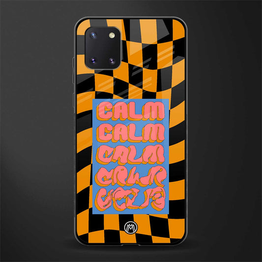 calm glass case for samsung a81 image