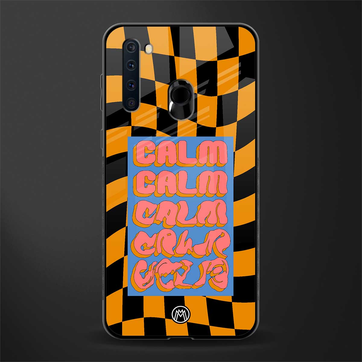 calm glass case for samsung a21 image