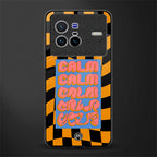 calm glass case for vivo x80 image