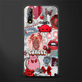 cancer aesthetic collage glass case for vivo z1x image