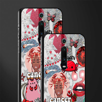cancer aesthetic collage glass case for redmi k20 pro image-2