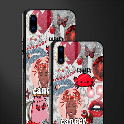 cancer aesthetic collage glass case for vivo v11 pro image-2