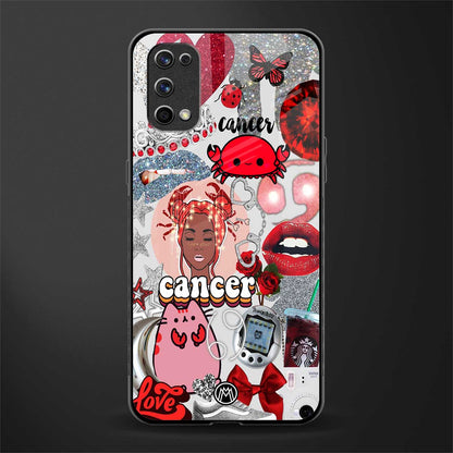 cancer aesthetic collage glass case for realme 7 pro image
