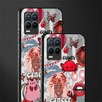 cancer aesthetic collage glass case for realme 8 pro image-2