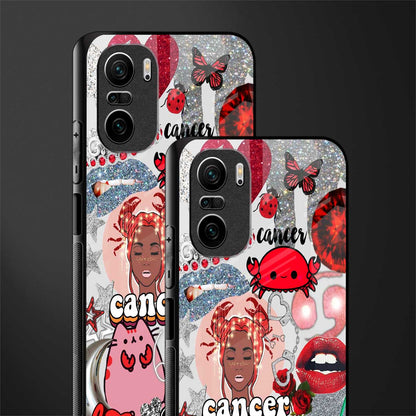 cancer aesthetic collage glass case for mi 11x 5g image-2