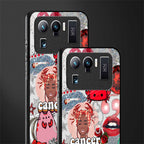 cancer aesthetic collage glass case for mi 11 ultra 5g image-2