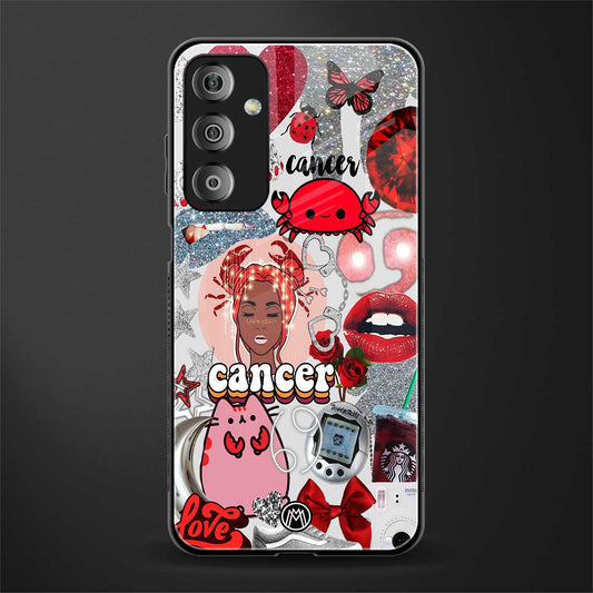 cancer aesthetic collage back phone cover | glass case for samsung galaxy f23 5g