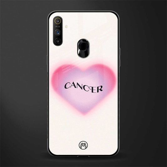 cancer minimalistic glass case for realme narzo 20a image
