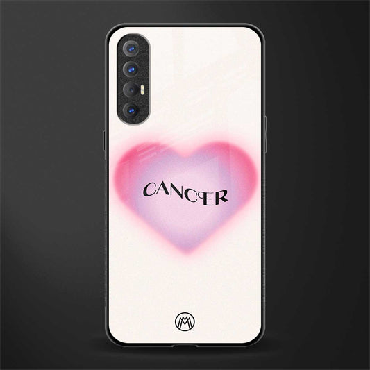 cancer minimalistic glass case for oppo reno 3 pro image