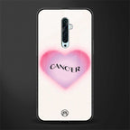 cancer minimalistic glass case for oppo reno 2f image