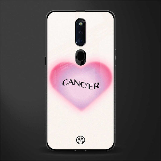 cancer minimalistic glass case for oppo f11 pro image