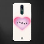 cancer minimalistic glass case for oppo f11 image