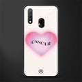 cancer minimalistic glass case for vivo u20 image