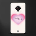 cancer minimalistic glass case for vivo s1 pro image