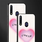 cancer minimalistic glass case for vivo z1 pro image-2