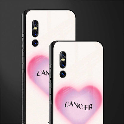 cancer minimalistic glass case for vivo v15 pro image-2