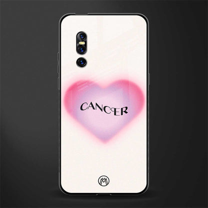 cancer minimalistic glass case for vivo v15 pro image