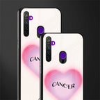 cancer minimalistic glass case for realme 5i image-2