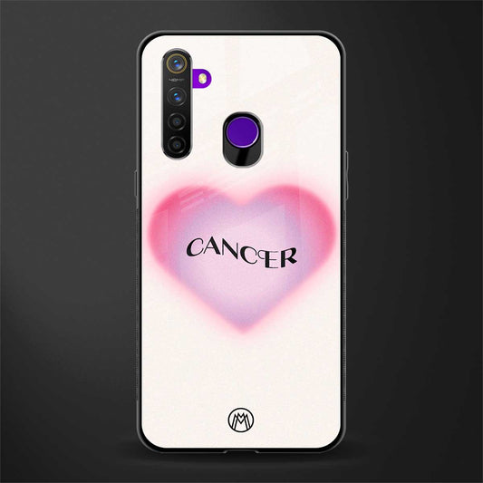 cancer minimalistic glass case for realme narzo 10 image