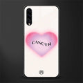 cancer minimalistic glass case for samsung galaxy a50s image