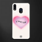 cancer minimalistic glass case for samsung galaxy m10s image