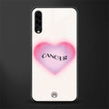 cancer minimalistic glass case for samsung galaxy a70s image