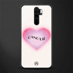 cancer minimalistic glass case for redmi note 8 pro image