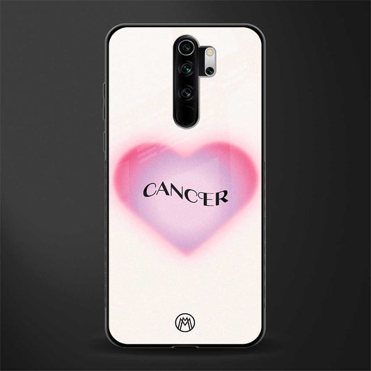 cancer minimalistic glass case for redmi note 8 pro image