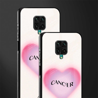 cancer minimalistic glass case for redmi note 9 pro max image-2